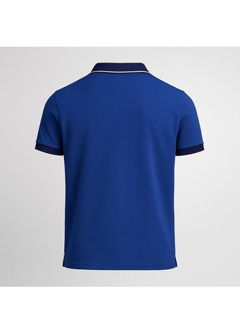 Синяя футболка-футболка-поло с хлопковым пике для мужчины для мужчин Livergy однотонная