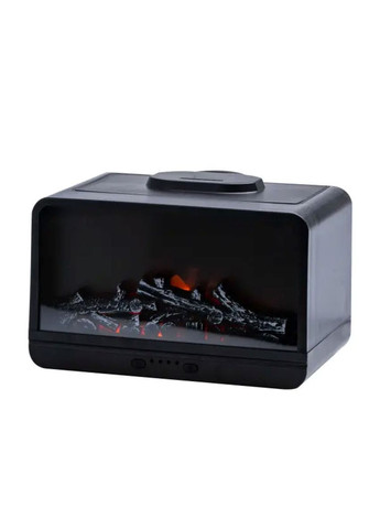 Увлажнитель воздуха Камин 300 мл черный HPLN001G Happy Life (369143055)