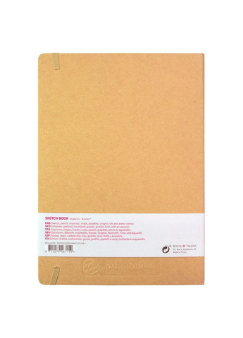 Блокнот для графіки Talens Art Creation А4 140г/м2 80л Kraft Royal Talens (362577879)