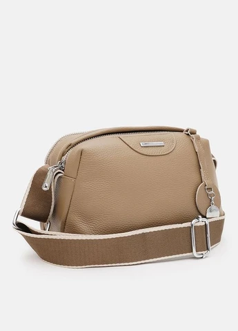 Жіноча шкіряна сумка K12247be-beige Borsa Leather (338188866)
