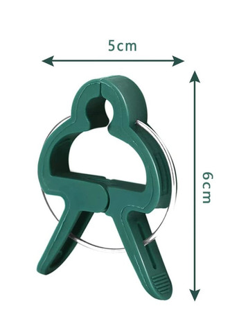 Клипсы-фиксаторы садовые большие для подвязки и фиксации растений и томатов 6х5см 20шт No Brand (370287174)