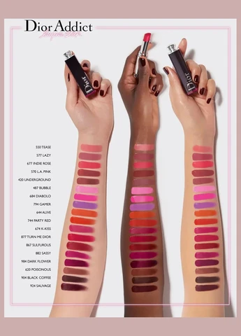 Помада для губ Addict Lacquer Stick 524 Coolista Dior (311999509)
