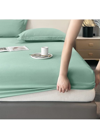 Простынь на резинке Softable Fabric 150×200 + 2 наволочки — мягкая, плотная, комфортная, (KT7006042) Solve (369627486)