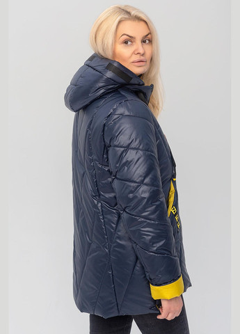 Синяя демисезонная куртка диана (01104-yellow48) MioRichi