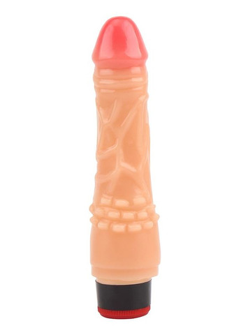 Вібратор реалістичний Keep Love Stud Dildo на батарейках, бежевий Chisa (347312699)