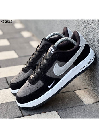 КРОСІВКИ ЖІНОЧІ NIKE AIR FORCE GRAY НАЙК АІР ФОРС 1 ПРЕМІУМ No Brand сірі демісезони (368888109)