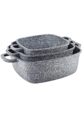 Набор кастрюль 7 предметов с гранитным покрытием 2.3л, 4.4л, 6.5л KM-100509 Ofenbach (346600471)