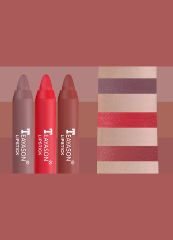 Набор помад Lipstick Cherry Bright 3 шт Teayason (315424354)