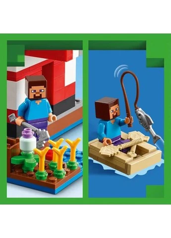 Конструктор Minecraft Грибной дом 500 деталей (21270) Lego (389915633)