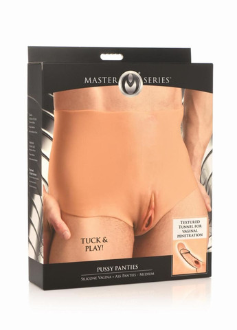 Накладная вагина Master Series Silicone Vagina + Butt Panties - Medium No Brand (316087325)