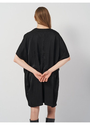 Чорна сукня з к/р H&M однотонна