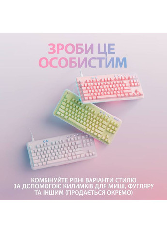 Клавіатура G713 Gaming UA Linear White (920-010678) Logitech (328569785)