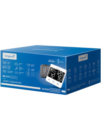 Автоматический тонометр DBP6175 (6900282) Longevita (314748899)