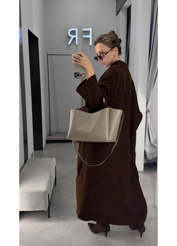 Коричневый демисезонный кардиган No Brand