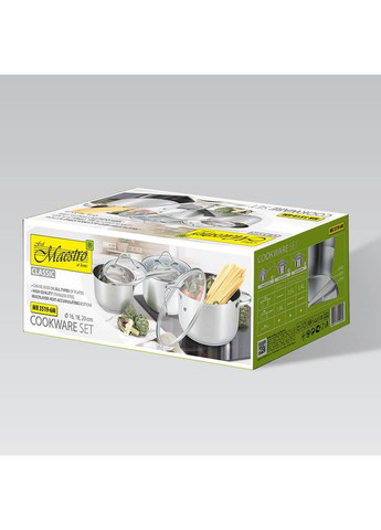 Набір посуду MR-3519-6M 6 предметів Maestro (349221305)