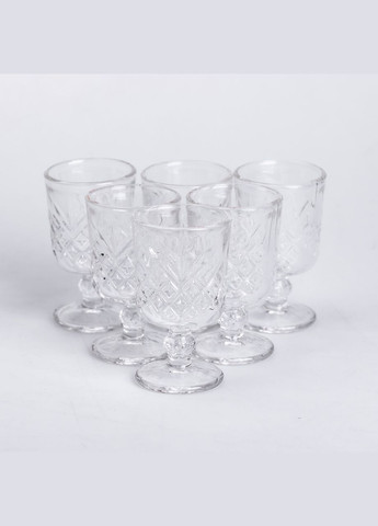 Набор рюмок на ножке 6 шт 60 мл стеклянные рюмки для водки, наливки HP-YH-42 Yiwu (322654052)