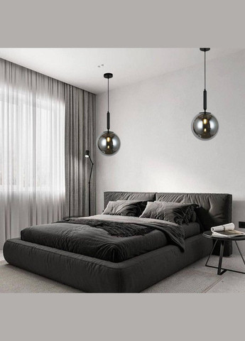 Скляний підвіс 25см (916-3525-1 BK+BK) No Brand (370071954)