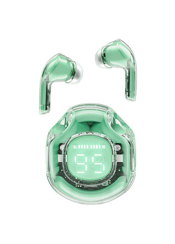 Бездротові навушники T8 Crystal color (2) bluetooth earbuds Mint Green Acefast (369457890)