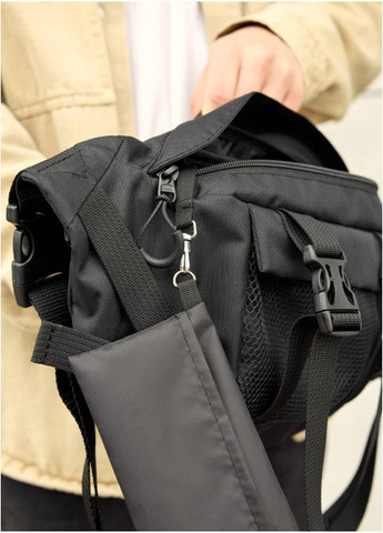 Большая мужская поясная сумка бананка DynamicDart принт "Palm" тканевая (R-80411065m-VS) Sambag (302450255)