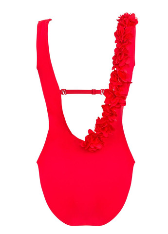 Красный демисезонный купальник цельный красный слитный Obsessive Cubalove