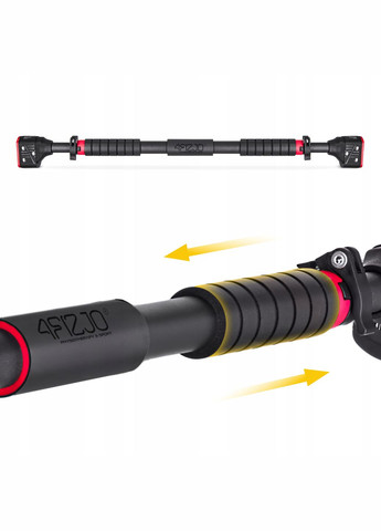 Турник раздвижной PRO 72-110 см Black/Red () 4FIZJO P-5907739313263 (340458956)