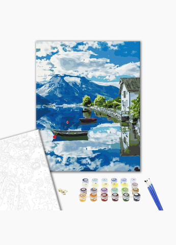 Картина по номерам Провинция Норвегии Городской пейзаж Картины в цифрах раскраска по номерам 40х50 BS32309 Brushme (308989003)