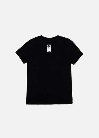 Черная летняя футболка с коротким рукавом для мальчика цвет черный цб-00243962 Essu