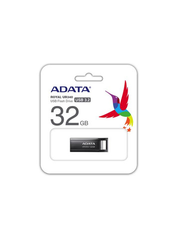 Флеш-накопичувач USB 3.2 32Gb Black (AROY--32GBK) ADATA UR340 (357472384)