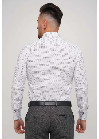 Белая повседневный, кэжуал рубашка Trend Collection