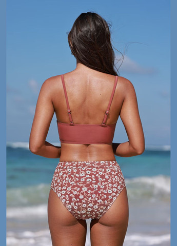 Комбинированный летний купальник CUPSHE