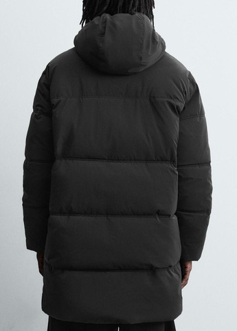 Чорна демісезонна куртка Zara