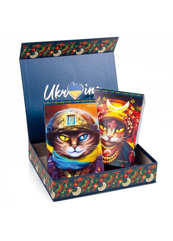 Пазли Український кіт-воїн та Українська мольфарка 2 в 1, 500 елементів () De.tail DT500-10 (352540056)