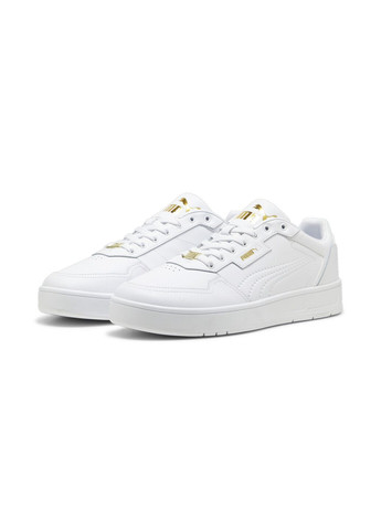 Білі всесезонні кеди court classic lux sneakers Puma