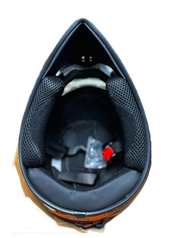 Эндуро кроссовый мотошлем Helmet Black+ очки Profi Black прозрачное стекло Комплект No Brand (370677330)