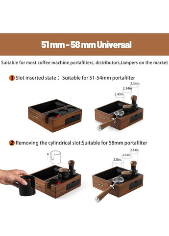 Станція для темперівки MHW-3Bomber Espresso Tamper Station (R-CH5530-VS) No Brand (303974753)
