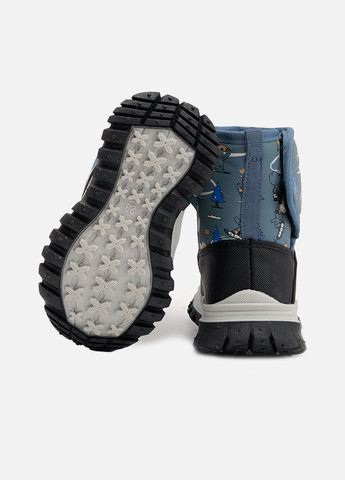 Синие зимние дутики для мальчиков цвет синий цб-00258101 Yuki