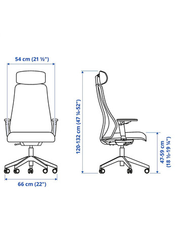 Ігрове крісло ІКЕА Бомстад світлосірий IKEA (299870262)