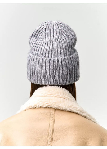 Шапка-бини с широким отворотом No Brand Біні (365814661)