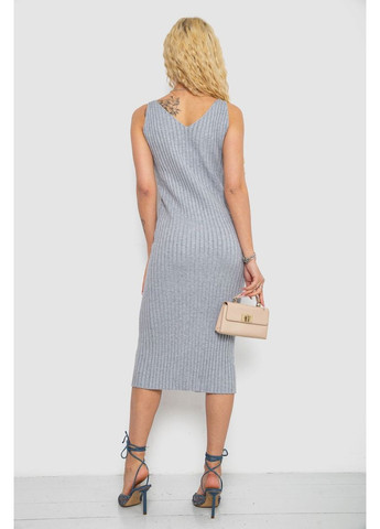 Серое платье вязаное однотонное,, 244r1795 Kulada