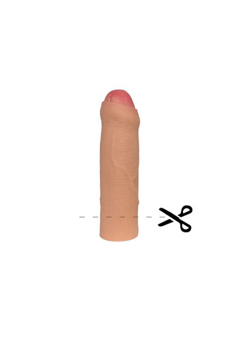Насадка на член — Revolutionary Silicone Nature Extender Add 1" Flesh Lovetoy (335399594)