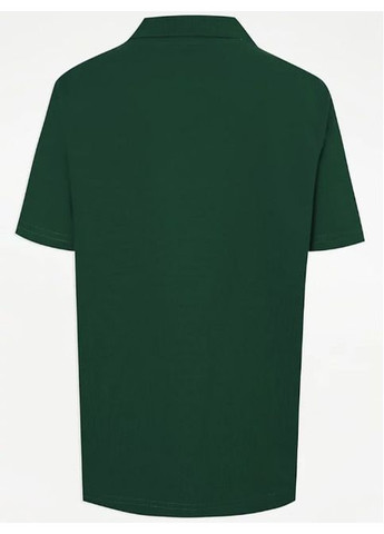 Бутылочная зеленая детская футболка-набор школьных футболок-поло с коротким рукавом для мальчика (упаковка 2 шт.) для мальчика George