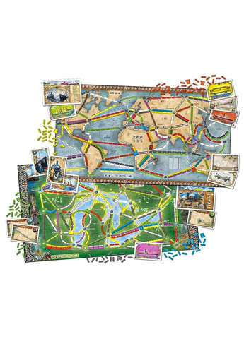 Билет на поезд: Рельсы и паруса / Ticket to Ride: Rails & Sails / Настольная игра Квиток на Поезд Game (361625594)