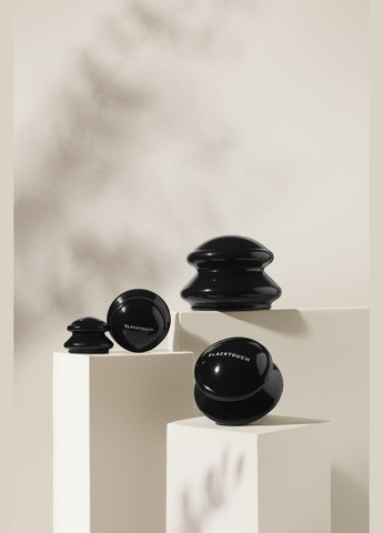 Комплект Великі Вакуумні Банки (4 шт) та Антицелюлітна олія BlackTouch (294987527)