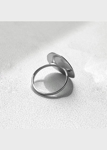 Серебряное кольцо без камней Круг размер серебро 925 пробы Родированное 1029к 3.64г Nobrand (363969067)