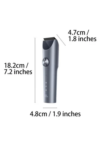 машинка для стрижки для салону та дому (чорна, IPX7, 180 хв, USB-C) Xiaomi Hair Clipper 2 (397299933)