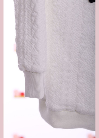 Білий демісезонний костюм із довгим рукавом для дівчинки трикотажний love чорно білий 104 см (28731) BABYKROHA