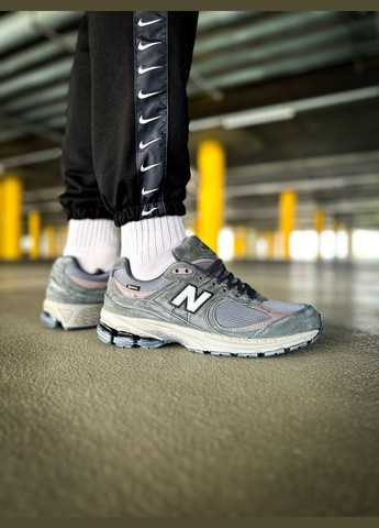 Серые всесезонные кроссовки мужские new balance 2002r gray | нью беланс 2002r серые No Brand