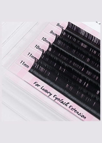 Ресницы для наращивания изгиб Д-0.10 mini микс 10-12 черные Lash Secret (314932904)