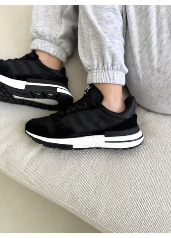 Чорні літні кросівки adidas zx 500 black адідас зх 500 No Brand