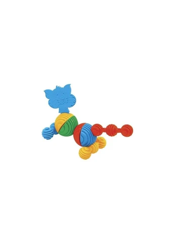 Конструктор Funny blocks - 58 шт (ek28107) Wader Funny blocks - 58 шт (велика банка) (392045255)